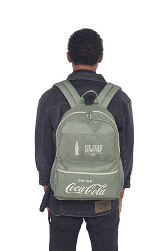 Mochila-Coca-Cola-Color-Trend-Verde-Militar